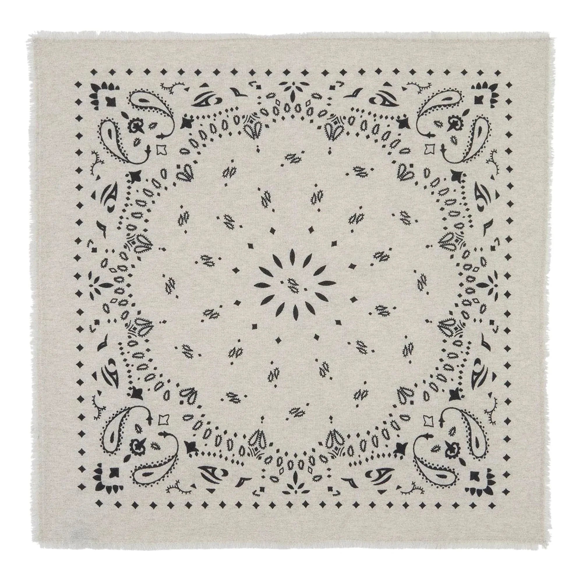 Kujten - Hachiko Cashmere Bandana | Oatmeal