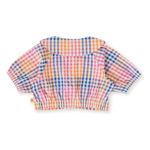 Goldie + Ace - Goldie+Ace x Smallable Exclusive - Beatrice Vichy Blouse | Pink
