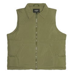 Finger in the Nose - Snowshirt Genuine Goose Down Sleeveless Down Jacket | Khaki