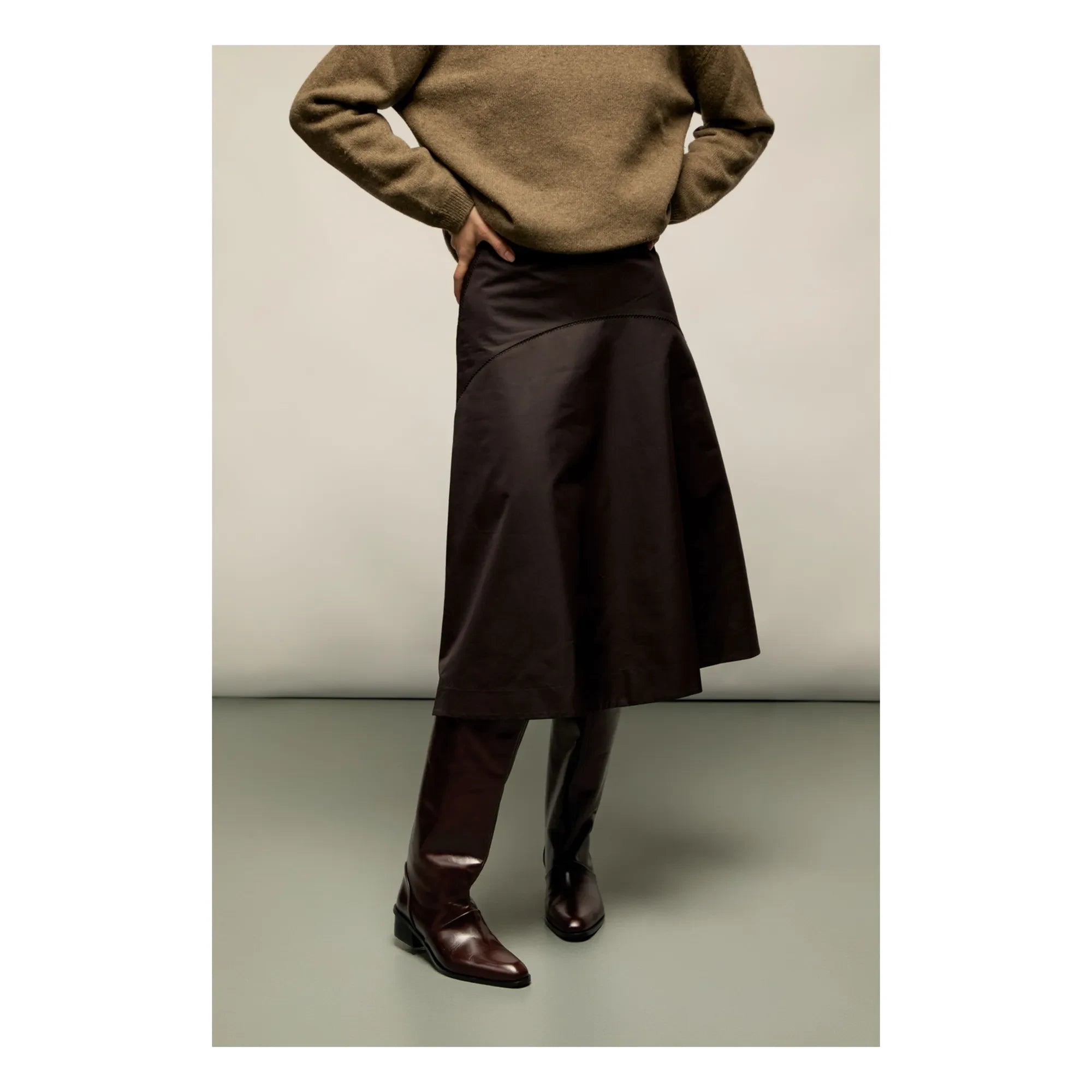Augusta - Sarah Leather Boots | Chocolate