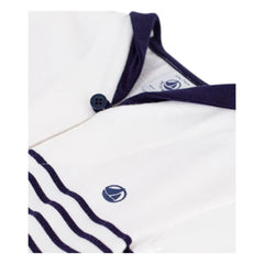 Petit Bateau - Organic Cotton Polo T-Shirt | White