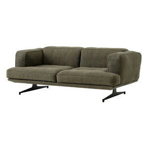 & Tradition - Inland AV22 2-Seater Sofa, Black Base | Haki