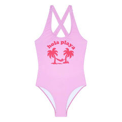 Hundred Pieces - Bay Backswimmer Swimsuit | Light Pink