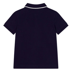 Petit Bateau - Organic Cotton Polo T-Shirt | Navy Blue