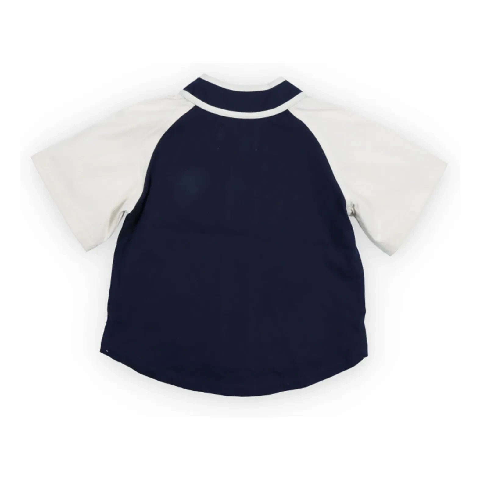 the new society - Gorse Baseball T-Shirt | Navy Blue