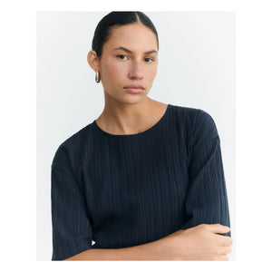 Thinking Mu - Kina Organic Cotton Dress | Blue