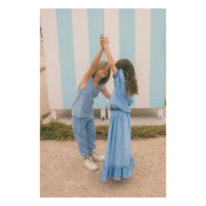We Are Kids - Harper Organic terry skirt | Light Blue