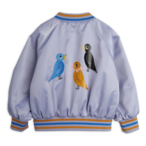 Mini Rodini - Bomber Birds Recycled Fiber | Purple