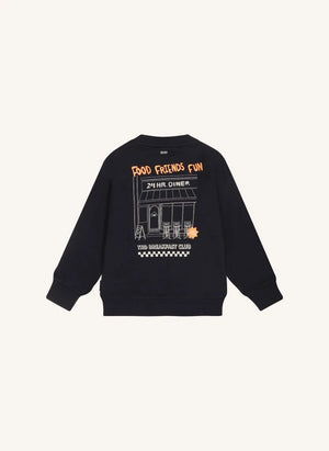 Tumble N'Dry - Keighley Organic Cotton Sweatshirt | Dark Blue