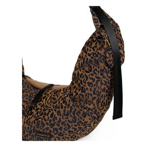 Caramel & Cie - Leopard Dog Patterned Crossbody Bag | Brown