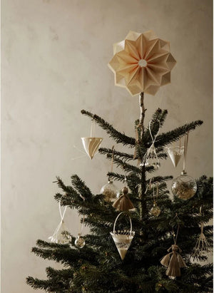 Ferm Living - FSC Paper Christmas Star Sun | Off-white