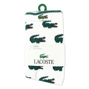 Lacoste - Logo Socks 3-Pack | White