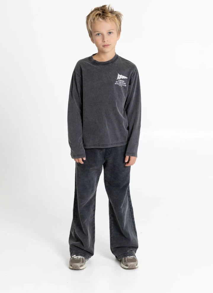 Finger in the nose - Renzo Organic Cotton Jogger | Black