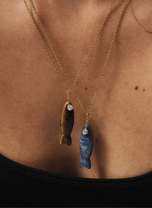 Camille Colette Studio - Isola Lapis Lazuli Necklace | Multi-Colored