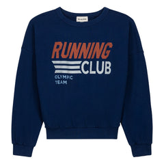 We Are Kids - Tony Running Club Organic Cotton Sweatshirt | Dark Blue