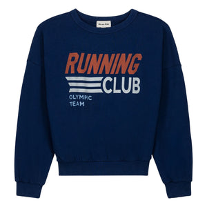We Are Kids - Tony Running Club Organic Cotton Sweatshirt | Dark Blue
