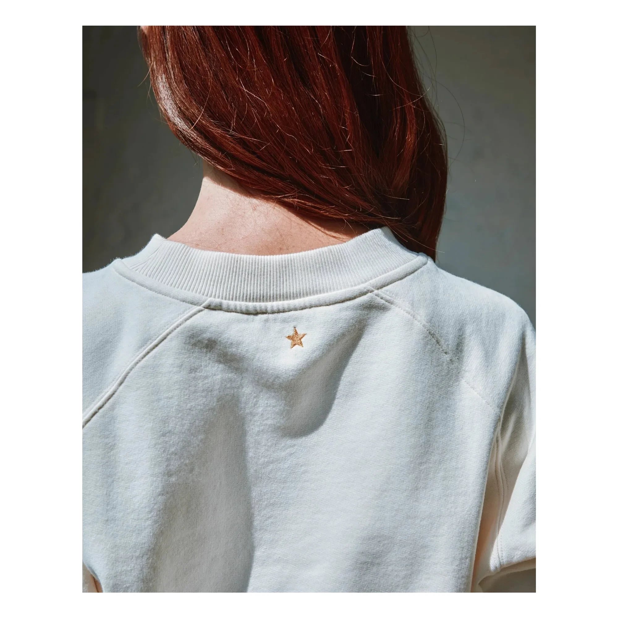 Emile et Ida - Carl Sigle Organic Cotton Sweatshirt | Cream
