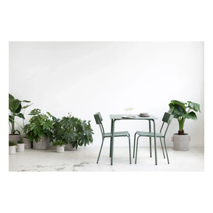 Serax - August Outdoor Square Side Table | Eucalyptus