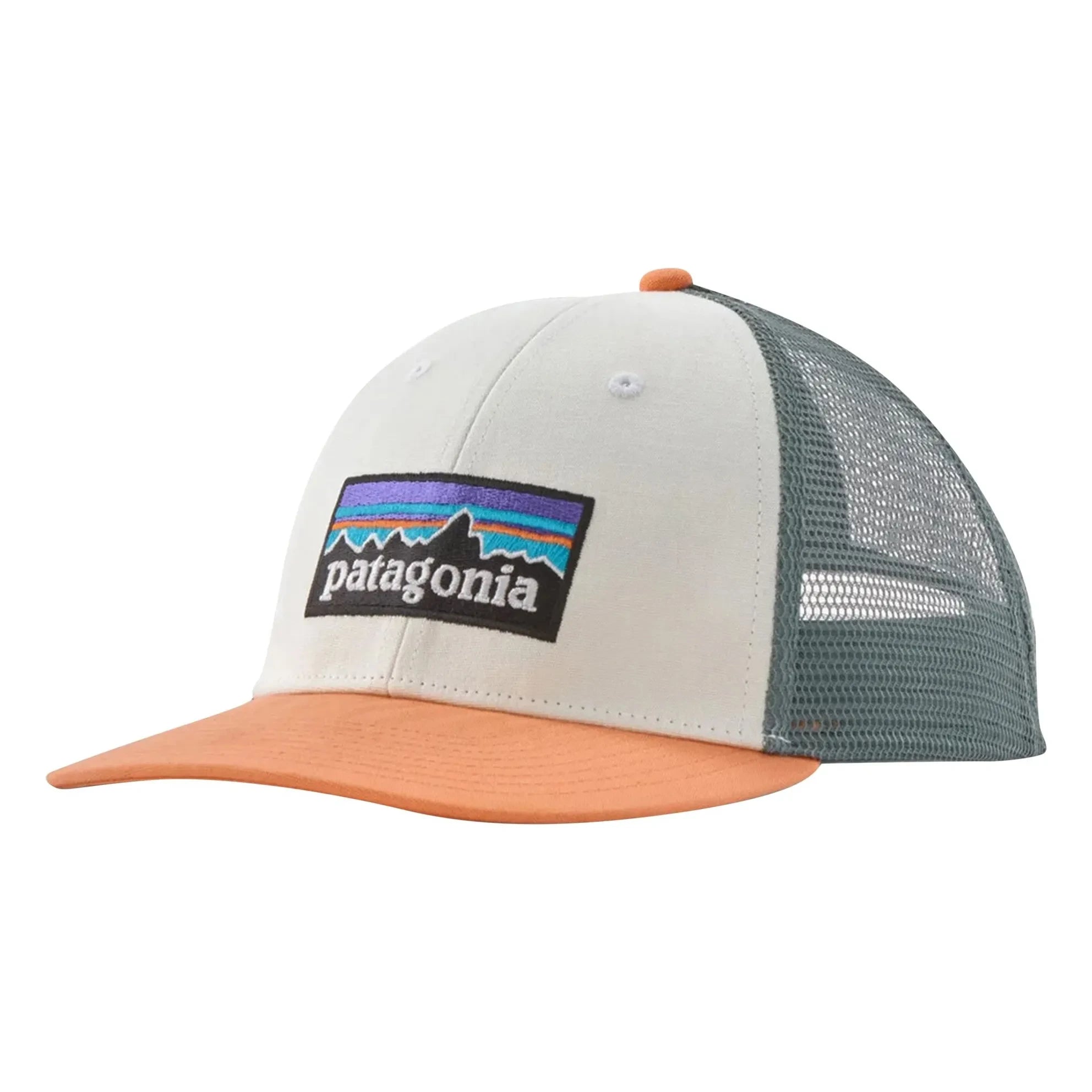 Patagonia - P-6 Logo LoPro Trucker Organic Cotton Hat | Off-white