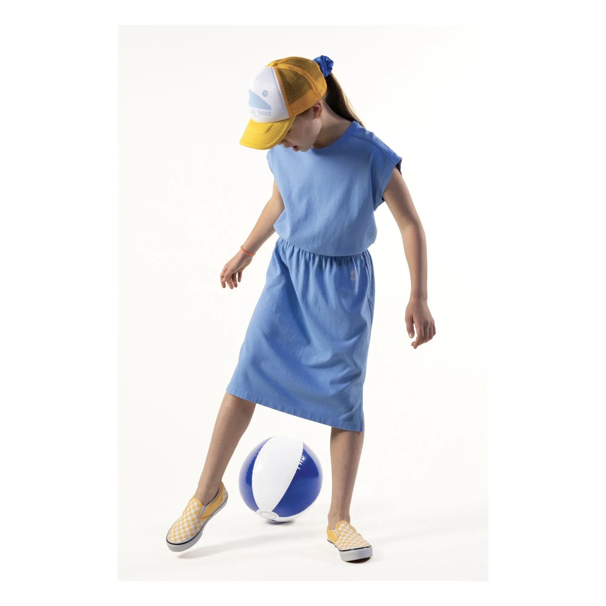 Sunchild - Samoa T-shirt Dress | Azure Blue