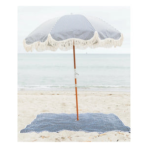 Business & Pleasure Co. - Navy Beach Umbrella Beach Towel