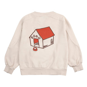 Bobo Choses - Niche Sweat Organik Pamuk | Beyaz
