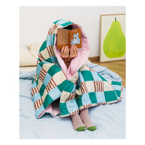 Tarta Gelatina - Playground reversible blanket | Green