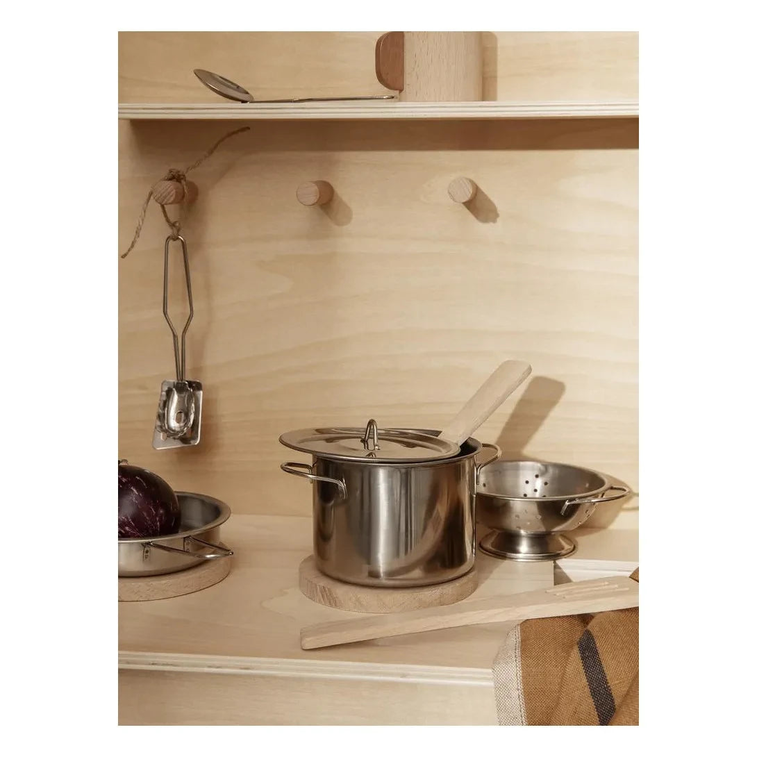 Ferm Living Kids - Oyun Mutfağı Aksesuarları - 9 Parça Set