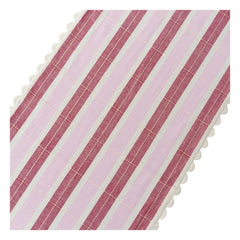 Tarta Gelatina - Organic Cotton Table Runner | Pink