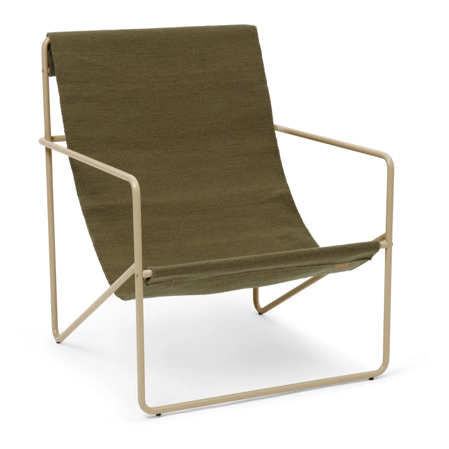 Ferm Living - Desert Outdoor Lounge Chair | Olive Green