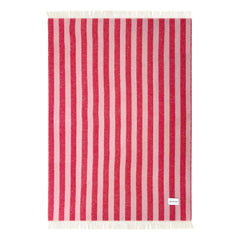 Maison Deux - Candy Wrap Wool Blanket | Cherry Red