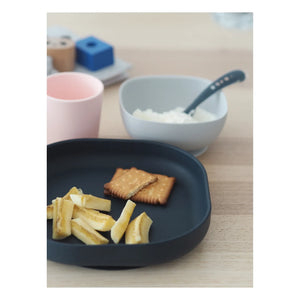 Béaba - Silicone Tableware Set - 4 Pieces | Night Blue