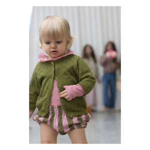 Lililotte - Bloomer César Striped Organic Cotton Twill | Olive
