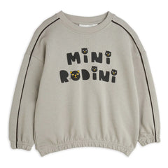 Mini Rodini - Organic Cotton Sweat Cat | Gray