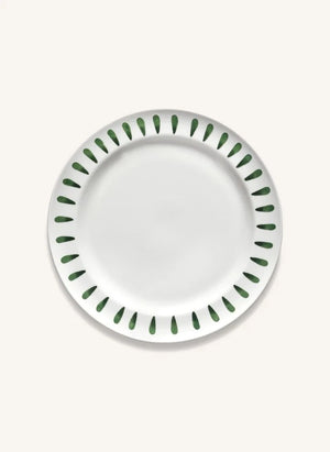 Serax - Charly Striped Plates - Set of 2 | Green