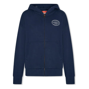 AO76 - Eldo Chill Recycled Cotton Zip-up Sweatshirt | Navy Blue