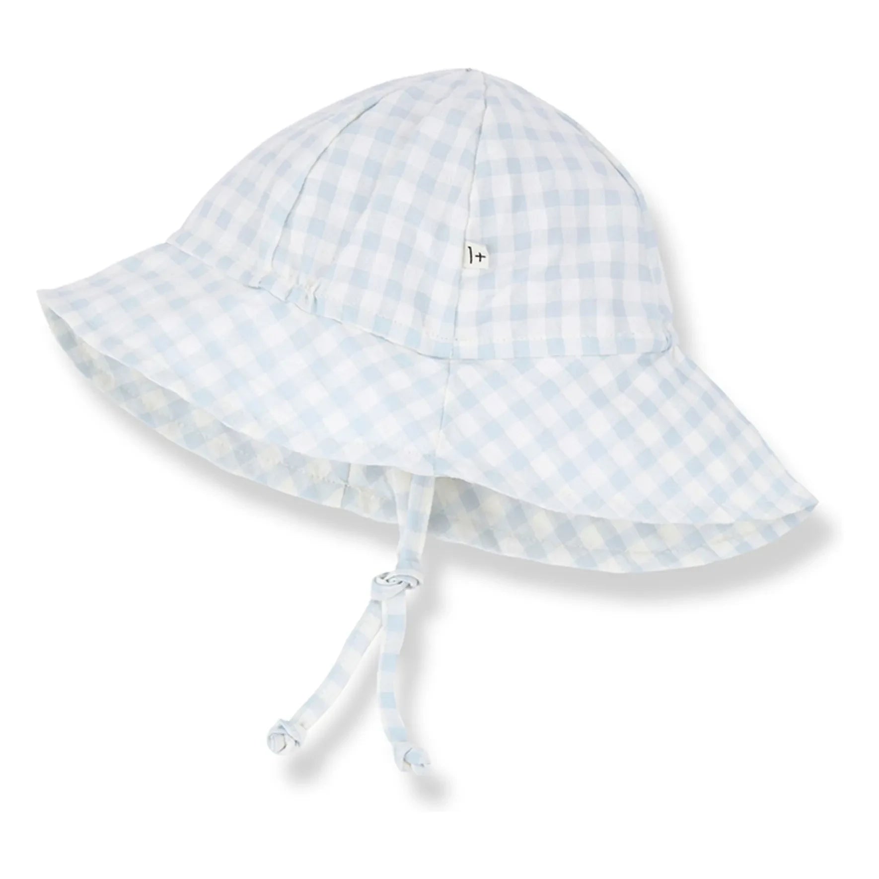 1+ in the family - Egas Vichy Seersucker Hat | Light Blue