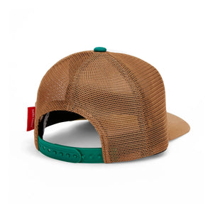 Hello Hossy - Flat Trucker Cap | Camel