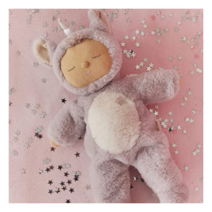Olli Ella - Cozy Dinkum Unicorn oyuncak bebek | Leylak