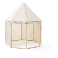 Kid's Concept - Cotton Canvas and Wooden Tent | Off-white