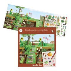 Moulin Roty - Garden-themed Rub-On Transfers