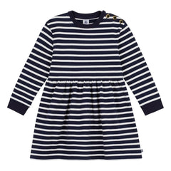 Petit Bateau - Striped Spanish-style Dress | Navy Blue