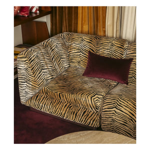 The Socialite Family - Velvet Upholstered Rotondo Corner Module | Tiger
