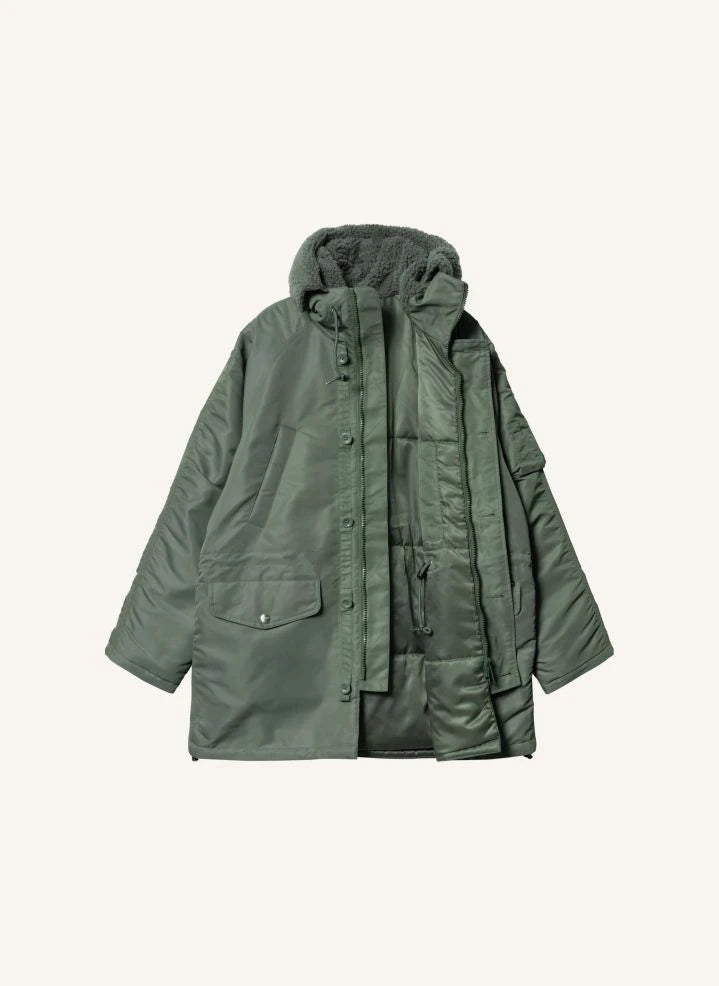 Carhartt WIP - Olten Hooded Parka | Verdigris
