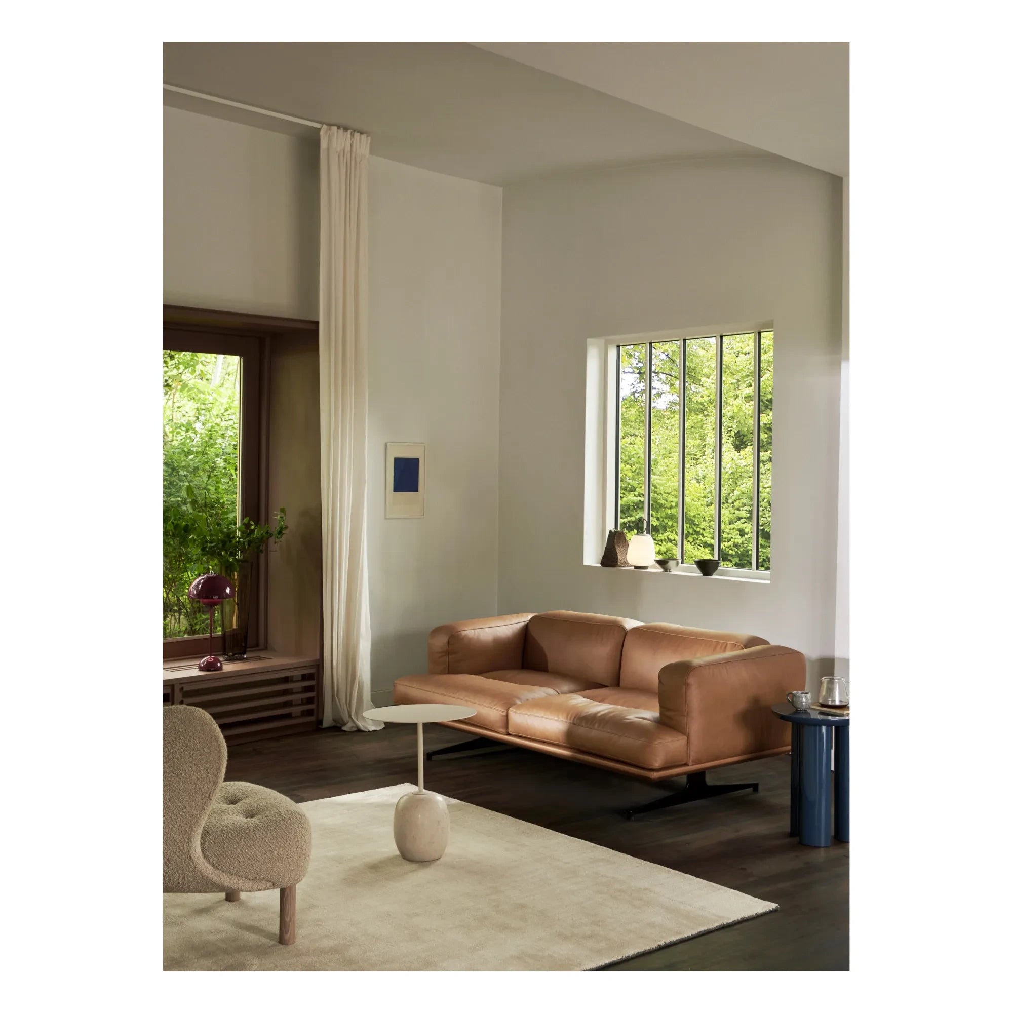 & Tradition - Inland AV22 Sofa, Fine Leather | Cognac