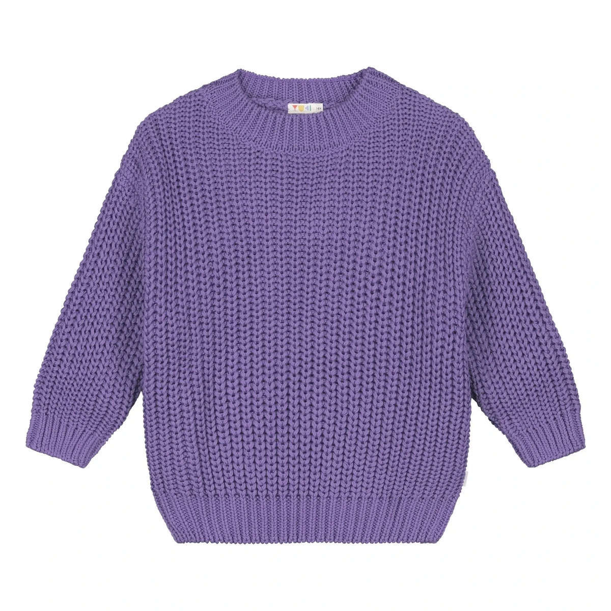 Yuki - Organic Cotton Chunky Knit Sweater | Mauve