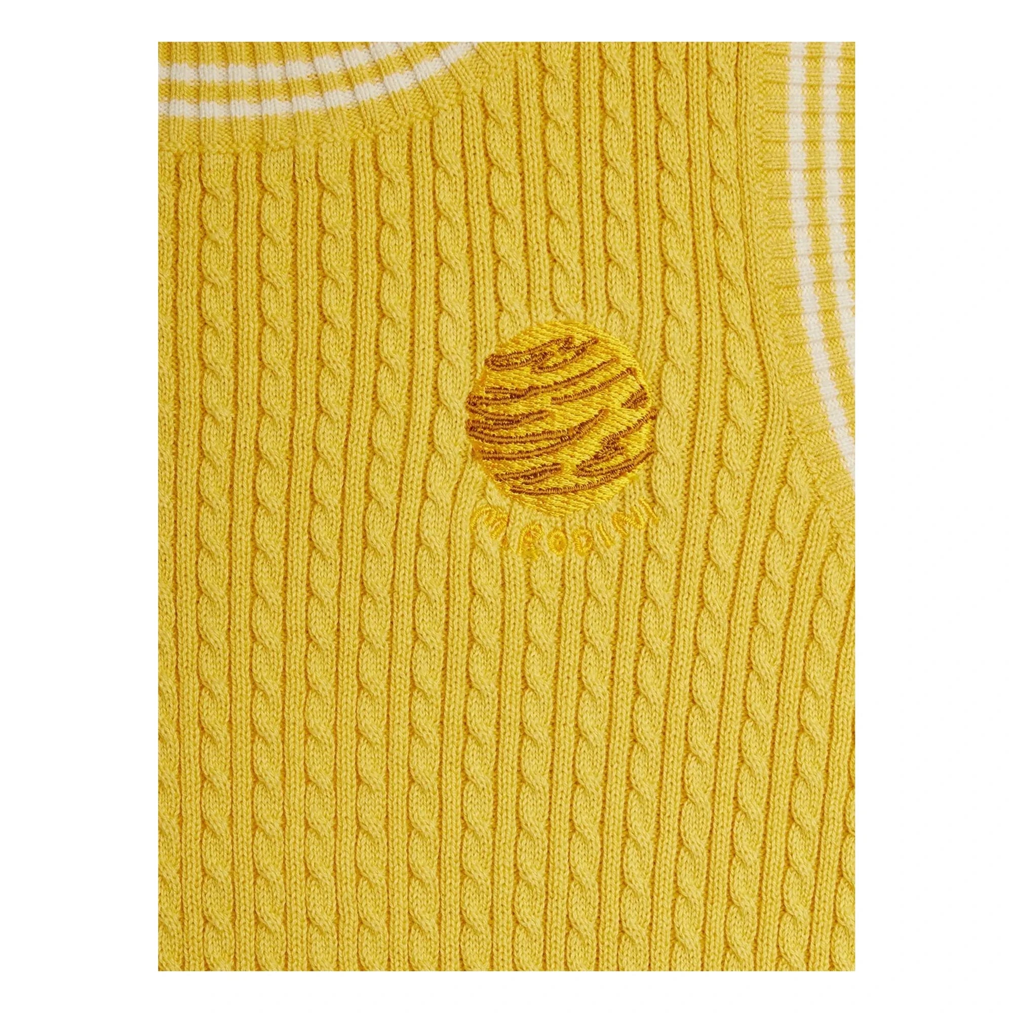 Mini Rodini - Organic Cotton Knit Top | Yellow