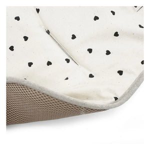Babyshower - Kalp Desenli Puset Minderi | Ekru