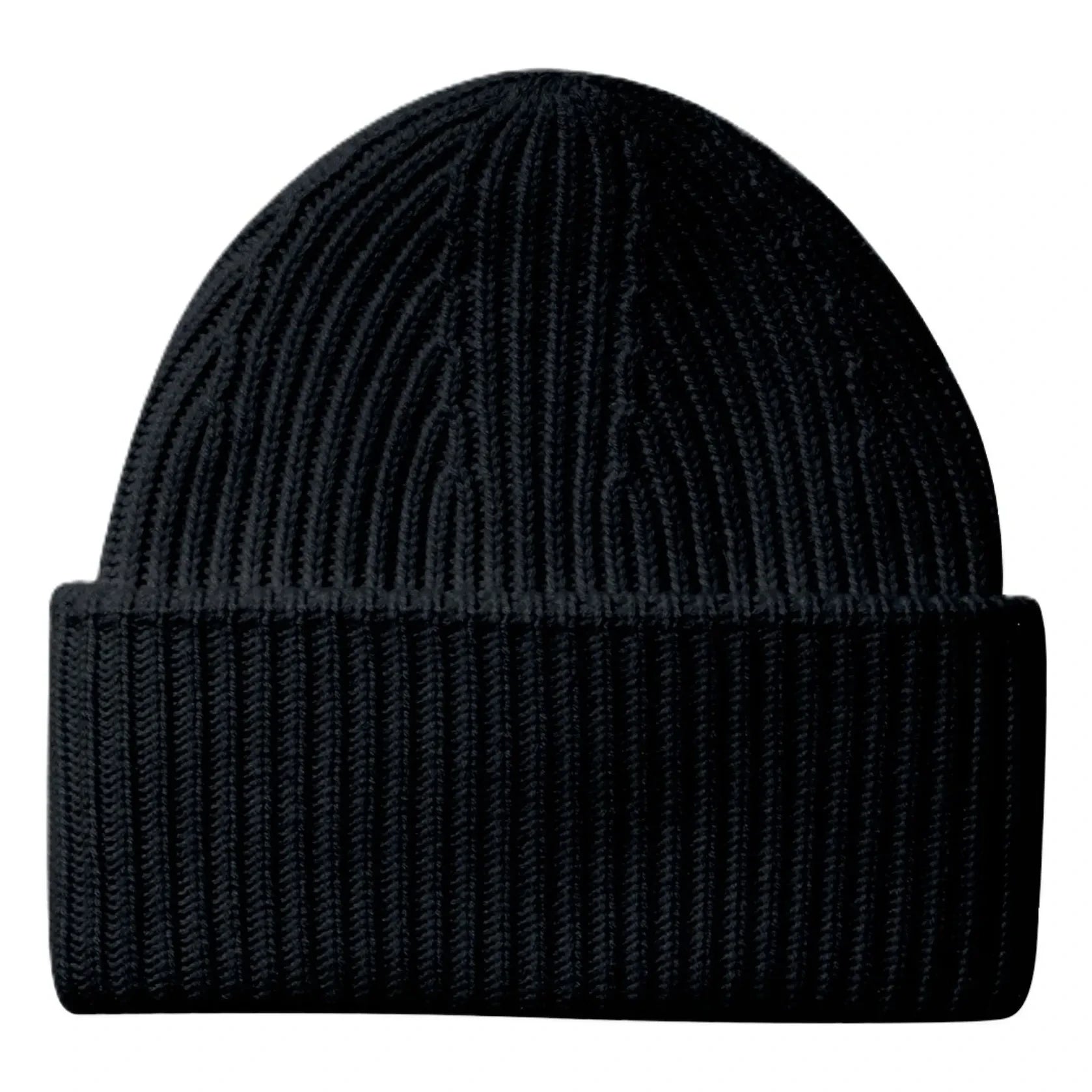 Bompard - Cashmere Ribbed Beanie | Black
