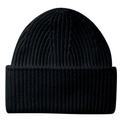 Bompard - Cashmere Ribbed Beanie | Black